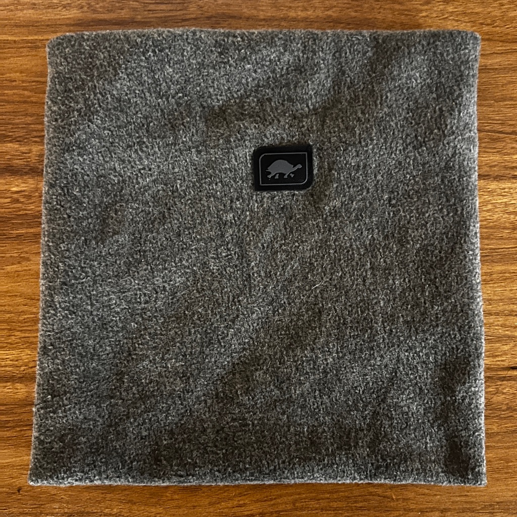 Gray Fleece Neck Gator